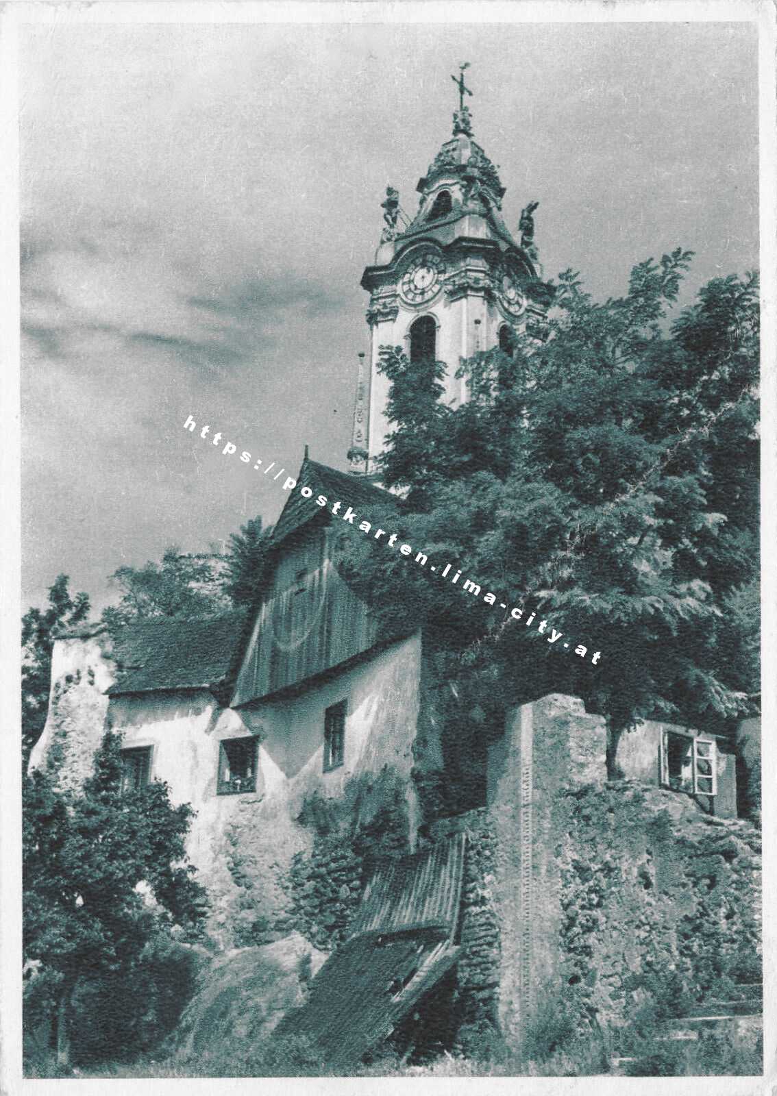 Dürnstein Stiftskirche 1957